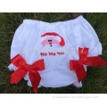 2014 new baby girls christmas santa claus bloomer diaper cover baby santa claus bloomer